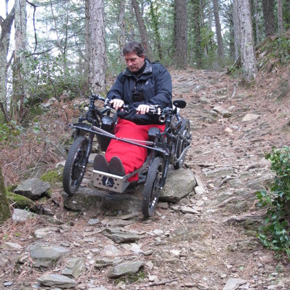 Descente technique en Lozère