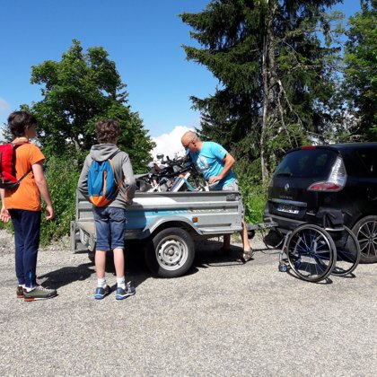 Coccinelle FTT dans sa petite remorque